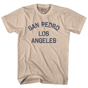 California San Pedro, Los Angeles Adult Cotton Vintage T-Shirt - Creme California San Pedro, Los Angeles Adult Cotton Vintage T-Shirt - Creme