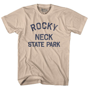 Connecticut Rocky Neck State Park Adult Cotton Vintage T-Shirt - Creme Connecticut Rocky Neck State Park Adult Cotton Vintage T-Shirt - Creme
