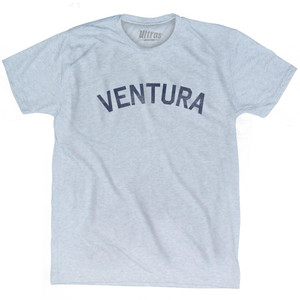 California Ventura Adult Tri-Blend Vintage T-Shirt - Athletic White
