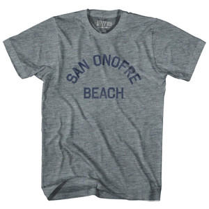 California San Onofre Beach Womens Tri-Blend Junior Cut Vintage T-shirt - Athletic Grey California San Onofre Beach Womens Tri-Blend Junior Cut Vintage T-shirt - Athletic Grey