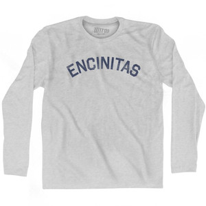 California Encinitas Adult Cotton Long Sleeve Vintage T-Shirt - Grey Heather California Encinitas Adult Cotton Long Sleeve Vintage T-Shirt - Grey Heather
