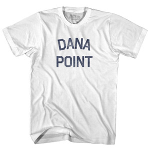 California Dana Point Womens Cotton Junior Cut Vintage T-shirt - White California Dana Point Womens Cotton Junior Cut Vintage T-shirt - White