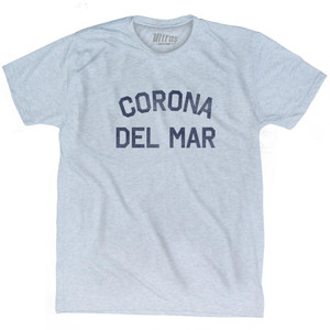 California Corona Del Mar Adult Tri-Blend Vintage T-Shirt - Athletic White California Corona Del Mar Adult Tri-Blend Vintage T-Shirt - Athletic White