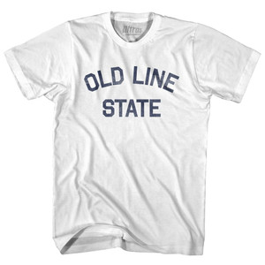 Maryland Old Line State Nickname Youth Cotton T-shirt - White