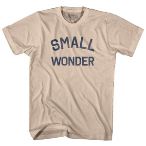 Delaware Small Wonder Nickname Adult Cotton T-Shirt - Creme