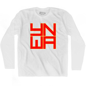Liverpool YNWA Adult Cotton Long Sleeve Soccer T-shirt - White Liverpool YNWA Adult Cotton Long Sleeve Soccer T-shirt - White