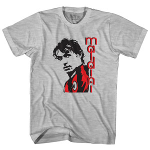 Maldini Ac Milan Adult Cotton Soccer T-shirt - Grey Heather Maldini Ac Milan Adult Cotton Soccer T-shirt - Grey Heather