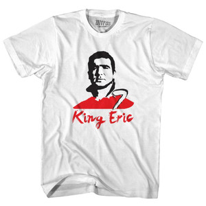 King Eric Youth Cotton Soccer T-shirt - White King Eric Youth Cotton Soccer T-shirt - White