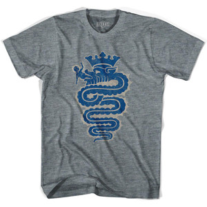 Inter Snake Adult Tri-Blend Soccer T-shirt - Athletic Grey