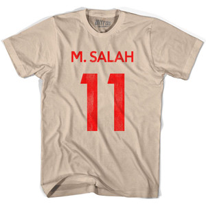 M. Salah 11 Liverpool Adult Cotton Soccer T-shirt - Creme M. Salah 11 Liverpool Adult Cotton Soccer T-shirt - Creme