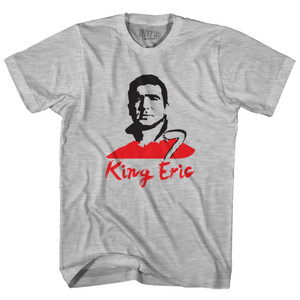 King Eric Adult Cotton Soccer T-shirt - Grey Heather King Eric Adult Cotton Soccer T-shirt - Grey Heather