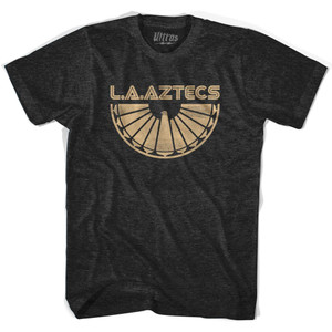 Los Angeles Aztecs Black and Gold LA Inspired Soccer T-shirt - Tri-Black Los Angeles Aztecs Black and Gold LA Inspired Soccer T-shirt - Tri-Black