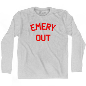 ARS Emery Out Adult Cotton Long Sleeve Soccer T-shirt - Grey Heather ARS Emery Out Adult Cotton Long Sleeve Soccer T-shirt - Grey Heather