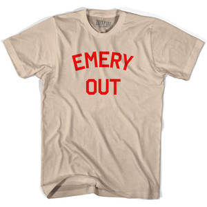 ARS Emery Out Adult Cotton Soccer T-shirt - Creme ARS Emery Out Adult Cotton Soccer T-shirt - Creme