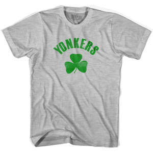 Yonkers Shamrock Youth Cotton T-Shirt - Grey Heather Yonkers Shamrock Youth Cotton T-Shirt - Grey Heather