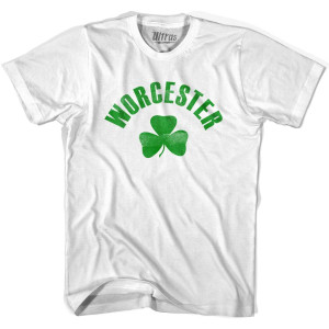 Worcester Shamrock Youth Cotton T-shirt - White Worcester Shamrock Youth Cotton T-shirt - White