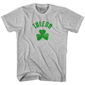 Toledo Shamrock Youth Cotton T-Shirt - Grey Heather