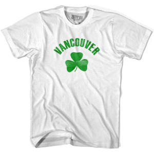 Vancouver Shamrock Youth Cotton T-shirt - White Vancouver Shamrock Youth Cotton T-shirt - White