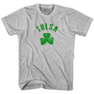 Tulsa Shamrock Womens Cotton T-Shirt - Grey Heather