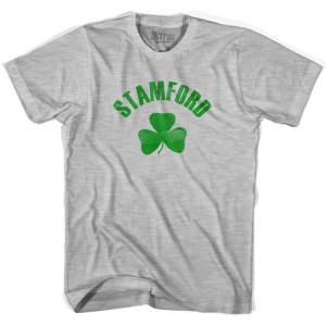Stamford Shamrock Youth Cotton T-Shirt - Grey Heather
