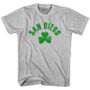 San Diego Shamrock Youth Cotton T-Shirt - Grey Heather