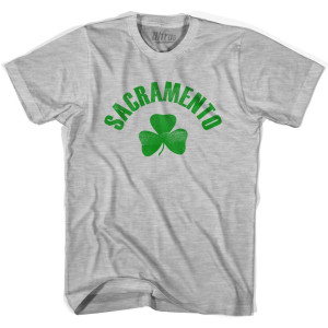 Sacramento Shamrock Youth Cotton T-Shirt - Grey Heather Sacramento Shamrock Youth Cotton T-Shirt - Grey Heather