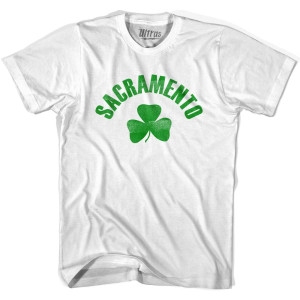 Sacramento Shamrock Youth Cotton T-shirt - White Sacramento Shamrock Youth Cotton T-shirt - White