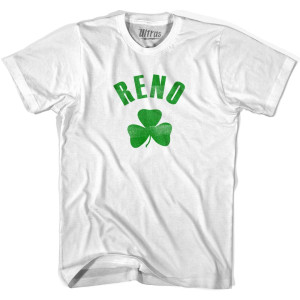 Reno Shamrock Youth Cotton T-shirt - White