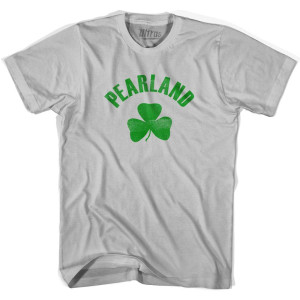 Pearland Shamrock Cotton T-Shirt - Cool Grey