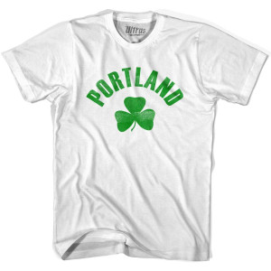 Portland Shamrock Youth Cotton T-shirt - White