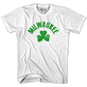 Milwaukee Shamrock Cotton T-shirt - White