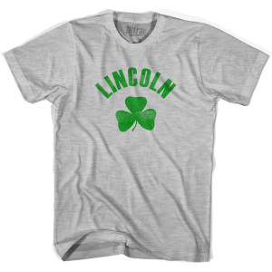 Lincoln Shamrock Youth Cotton T-Shirt - Grey Heather