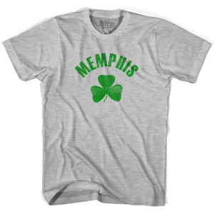 Memphis Shamrock Youth Cotton T-Shirt - Grey Heather