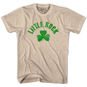 Little Rock Shamrock Cotton T-Shirt - Creme