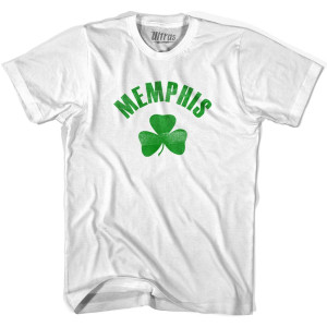 Memphis Shamrock Cotton T-shirt - White