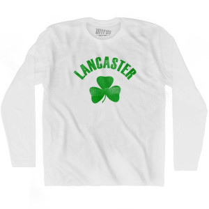 Lancaster Shamrock Cotton Long Sleeve T-shirt - White