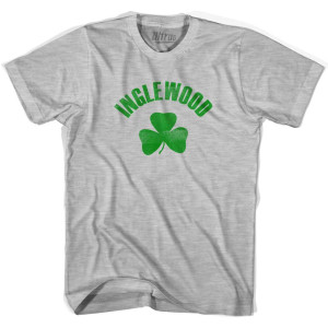 Inglewood Shamrock Youth Cotton T-Shirt - Grey Heather