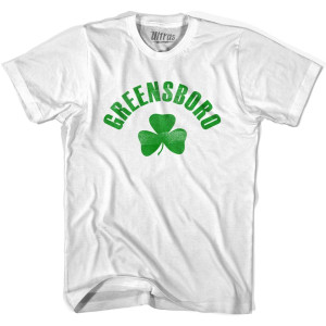 Greensboro Shamrock Cotton T-shirt - White