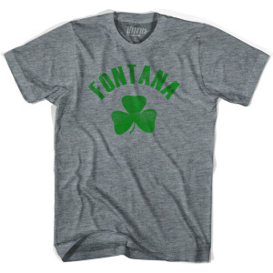 Fontana Shamrock Tri-Blend T-shirt - Athletic Grey
