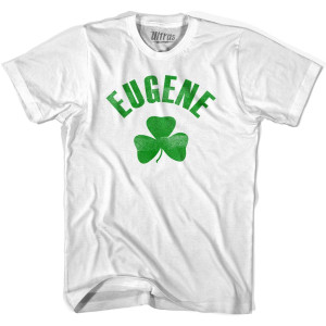 Eugene Shamrock Youth Cotton T-shirt - White