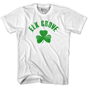 Elk Grove Shamrock Youth Cotton T-shirt - White Elk Grove Shamrock Youth Cotton T-shirt - White