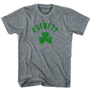 Everett Shamrock Tri-Blend T-shirt - Athletic Grey