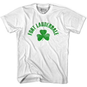 Fort Lauderdale Shamrock Cotton T-shirt - White