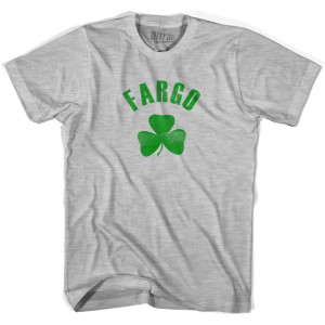 Fargo Shamrock Cotton T-Shirt - Grey Heather