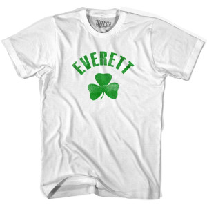 Everett Shamrock Cotton T-shirt - White