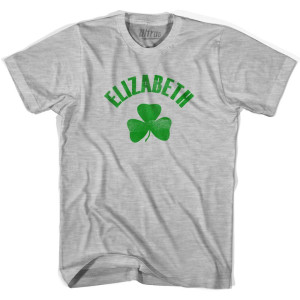Elizabeth Shamrock Cotton T-Shirt - Grey Heather