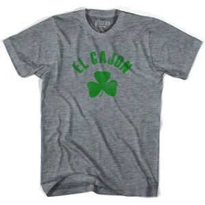 El Cajon Shamrock Tri-Blend T-shirt - Athletic Grey