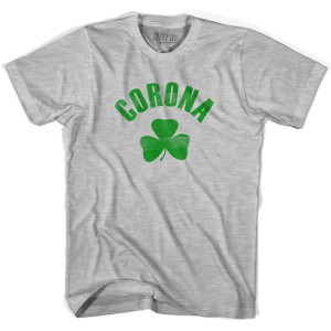 Corona Shamrock Youth Cotton T-Shirt - Grey Heather