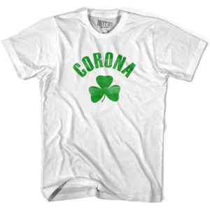 Corona Shamrock Cotton T-shirt - White