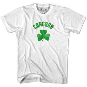 Concord Shamrock Womens Cotton T-shirt - White